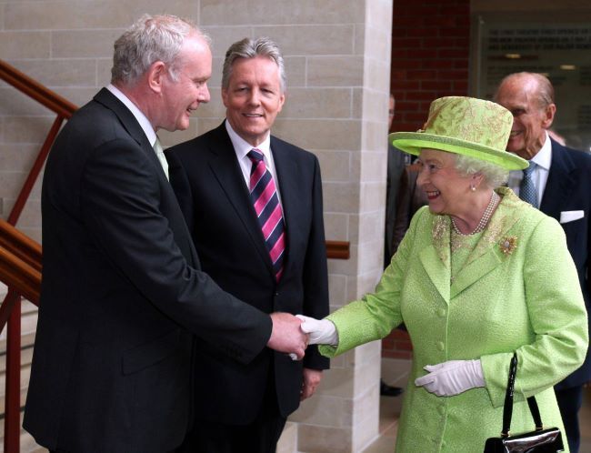 McGuinness discussed Queen's loss at Belfast meeting