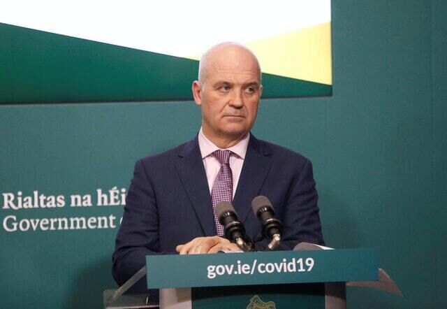 Chief medical officer Tony Holohan said the recovery figures were in line with international experience (Leon Farrell/PA).