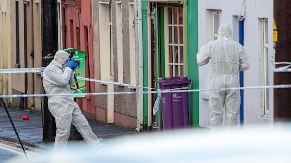 Garda forensics at the scene of the stabbing in January. Pic Dan Linehan. Garda forensics at the scene of the stabbing in January. Pic Dan Linehan.