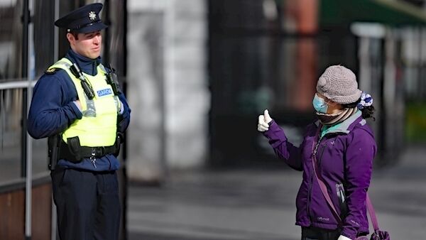 Gardaí patrolling in Dublin recently.