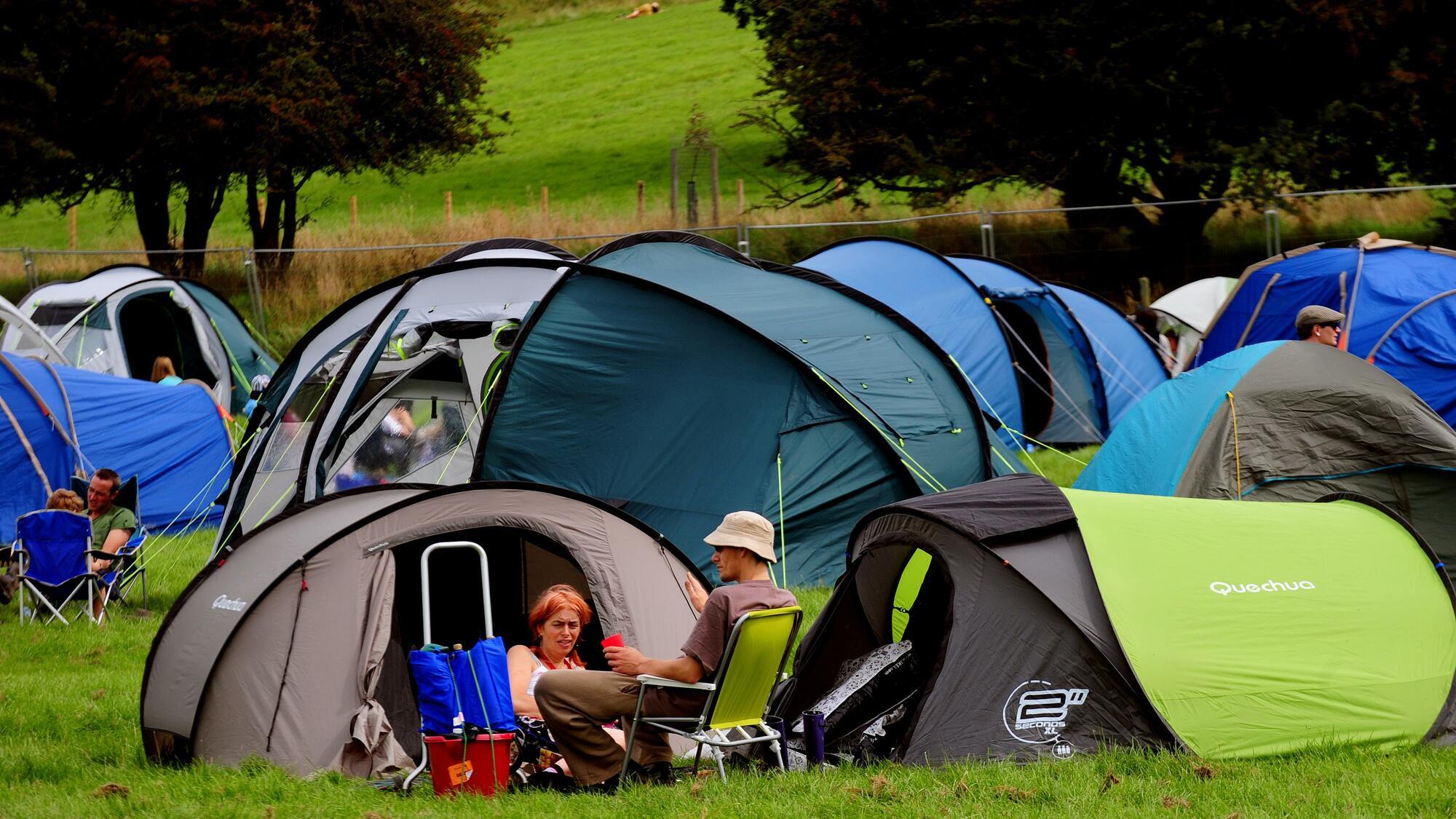 Carry on camping: Tents may prove safer than a hotel, UK health chief says