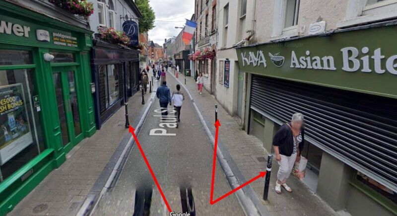 Paul Street, already partially pedestrianised. Paul Street, already partially pedestrianised.