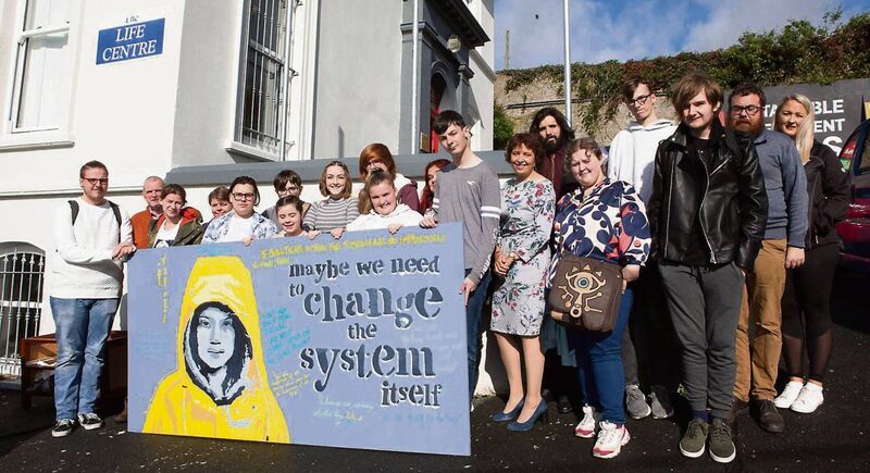 Students at the Life Centre, Cork City. 'The Unteachables' starts tomorrow night at 9pm on Virgin Media One.