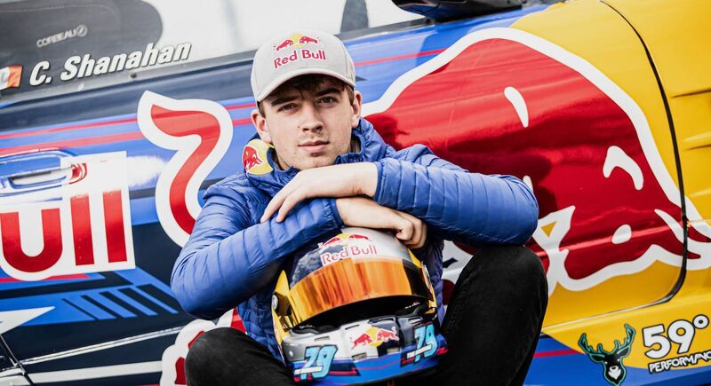 Conor Shanahan (17), from Mallow, will tackle the 2020 Drift Masters European Championship as a Red Bull athlete. Photos: INPHO/Dan Sheridan