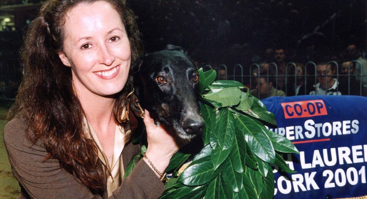 Trainer Dolores Ruth with Sonic Flight after his 2001 win which drew a record attendance to the venue. Trainer Dolores Ruth with Sonic Flight after his 2001 win which drew a record attendance to the venue.