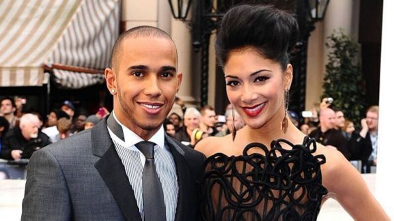 Hamilton and Scherzinger 'back on' after party night Hamilton and Scherzinger 'back on' after party night