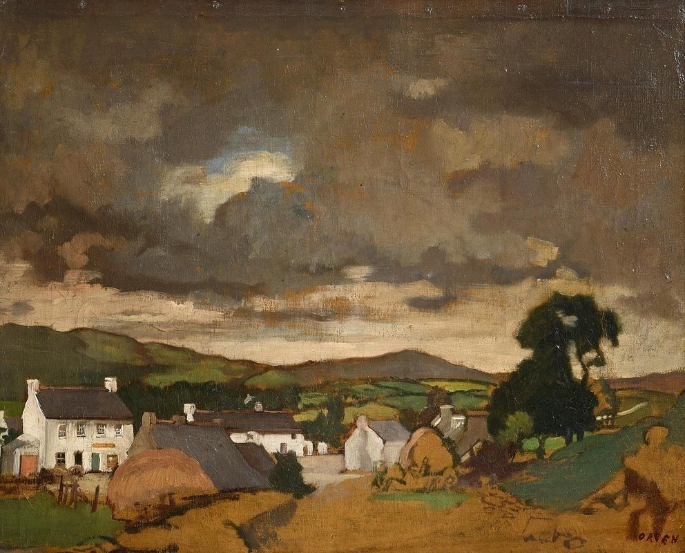 'A Storm, Kealkil' (1901) by Sir William Orpen (1878-1931) made €15,000 at hammer at Morgan O'Driscoll's online Irish art sale on Monday. 'A Storm, Kealkil' (1901) by Sir William Orpen (1878-1931) made €15,000 at hammer at Morgan O'Driscoll's online Irish art sale on Monday.