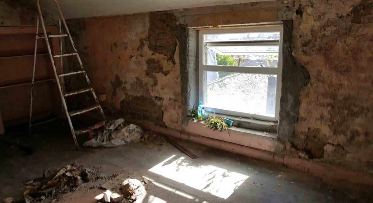 A "before" image of a Wellington Road home subsequently transformed into an elegant family home under a tax incentive scheme