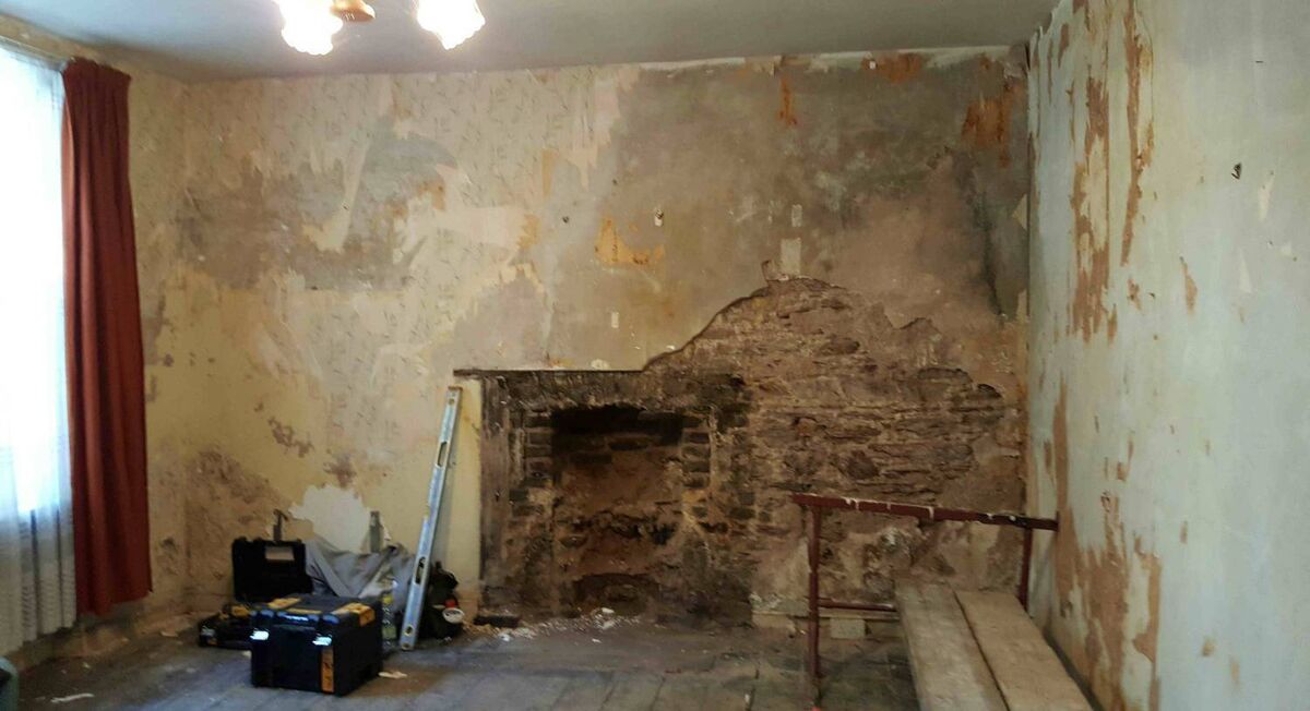 A "before" image of a Wellington Road home subsequently transformed into an elegant family home under a tax incentive scheme