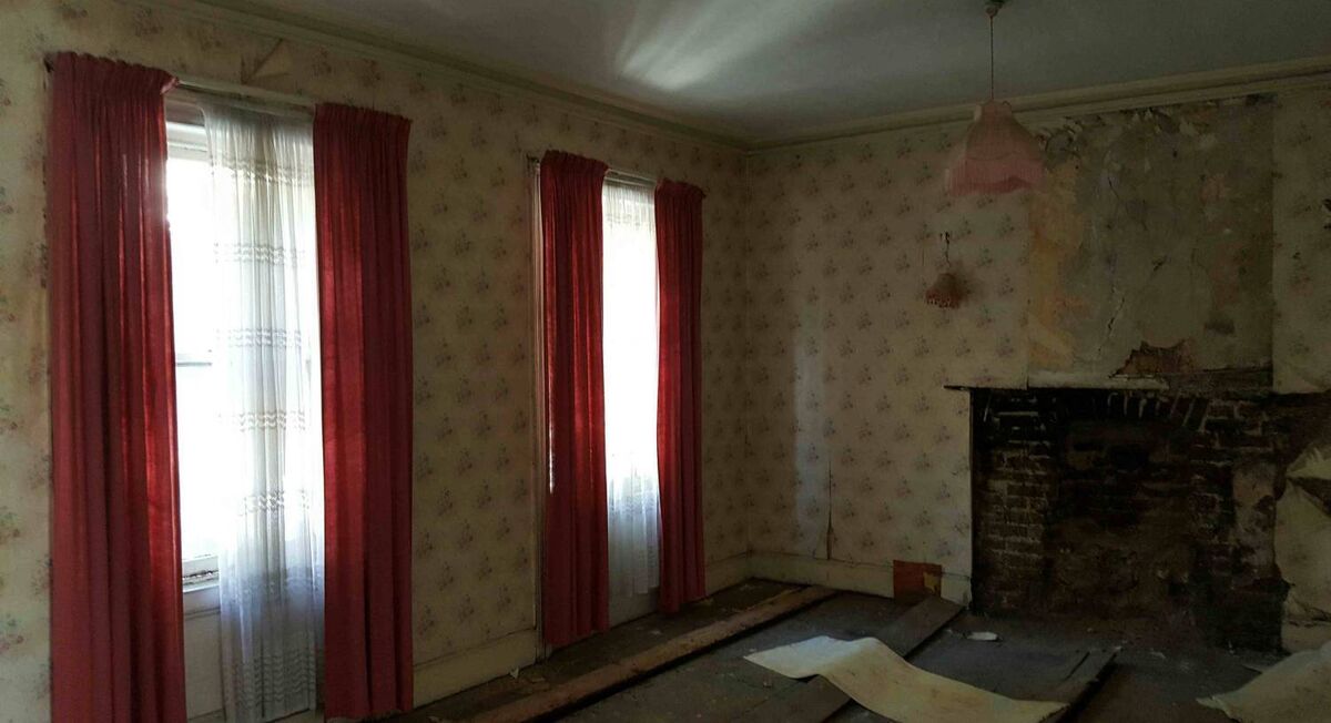 A "before" image of a Wellington Road home subsequently transformed into an elegant family home under a tax incentive scheme