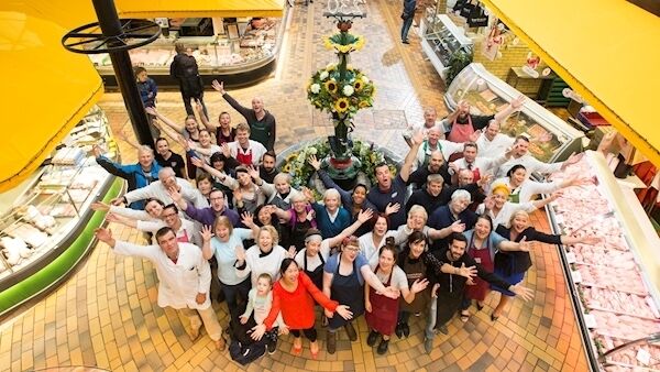 Open for business: Some of the traders at The English Market