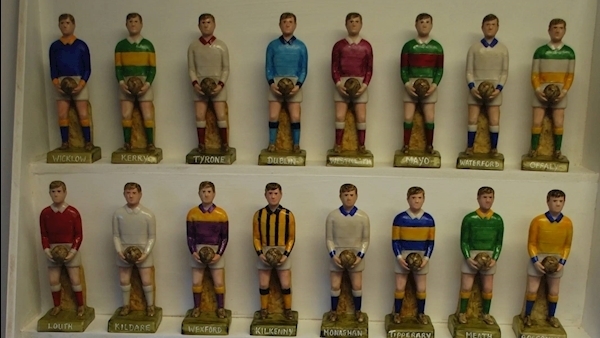 Handmade Gaelic footballer figurines back in the groove