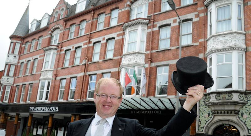 John Coleman, concierge at the Metropole Hotel, Cork, winner of the Irish Hotel Awards Concierge of the Year Award for the island of Ireland.  Picture Denis Minihane.