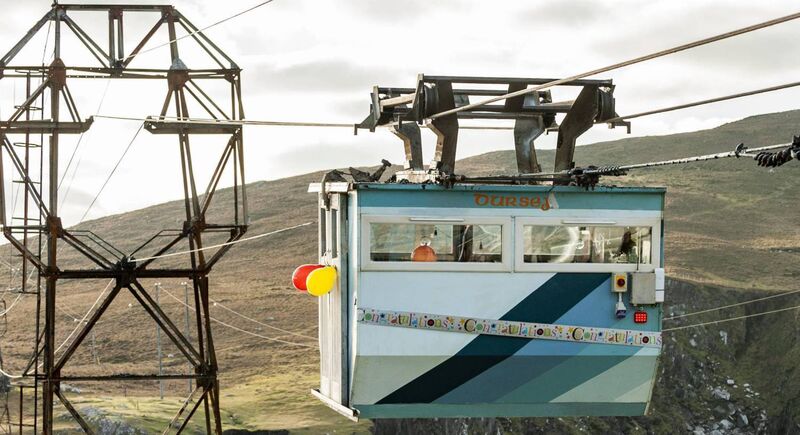 The  Dursey Island cable car.