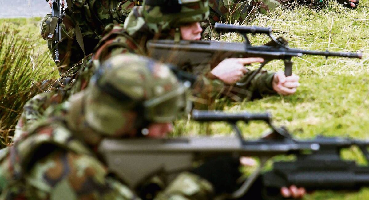 The Defence Forces has been hit by vacancies in bomb disposal, specialist communications and marine engineers.Photo Brian Lawless/PA Wire