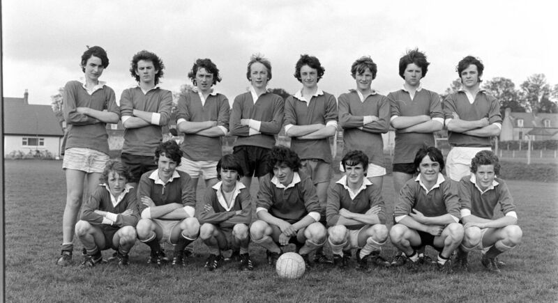 Micheál Martin on left back of internal Senior League team 1977. Picture Kevin Cummins. Micheál Martin on left back of internal Senior League team 1977. Picture Kevin Cummins.