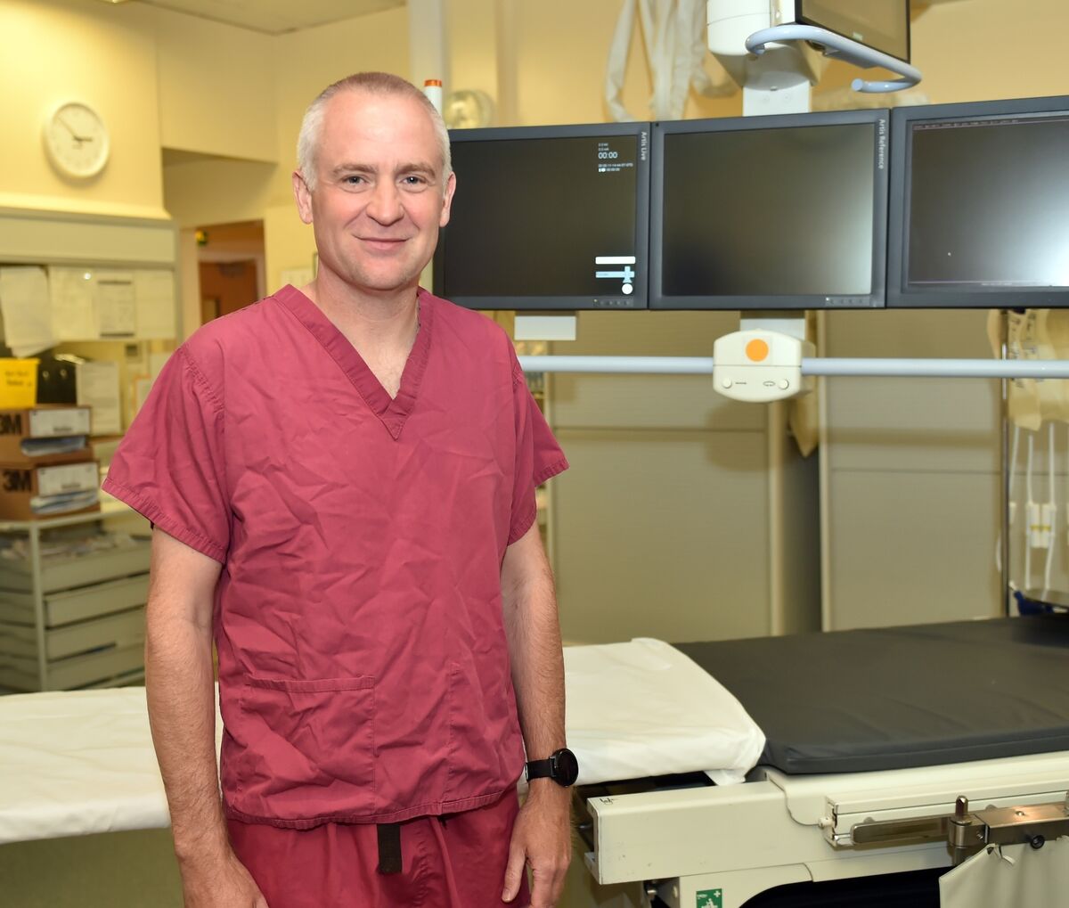 Dr Gerald Wyse, at the CUH consultant interventional neuroradiologist performed the op on Roger Timon. Picture: Eddie O'Hare