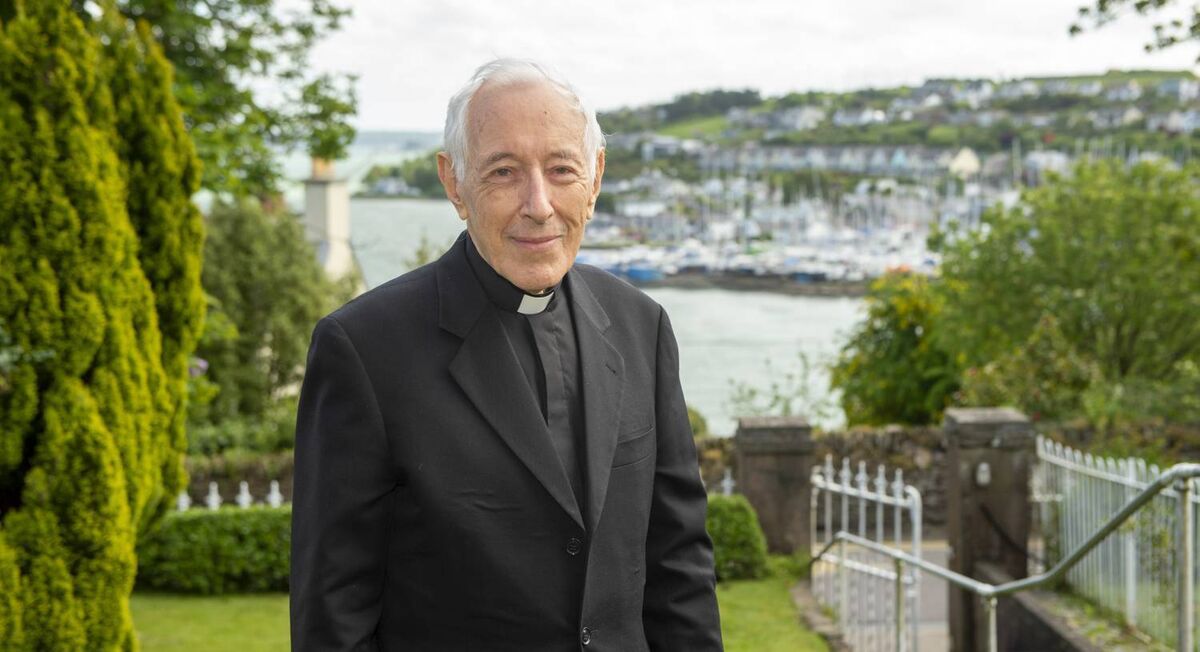 Retired archbishop Patrick Coveney who suffered a stroke last month and is recovered following thrombectomy. He is pictured in Crosshaven, Cork. Picture: Dan Linehan