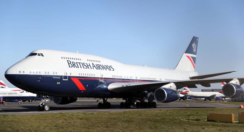 A British Airways Boeing 747 aircraft parked at Bournemouth airport after the airline reduced flights amid travel restrictions and a huge drop in demand as a result of the coronavirus pandemic. Picture: Andrew Matthews/PA Wire