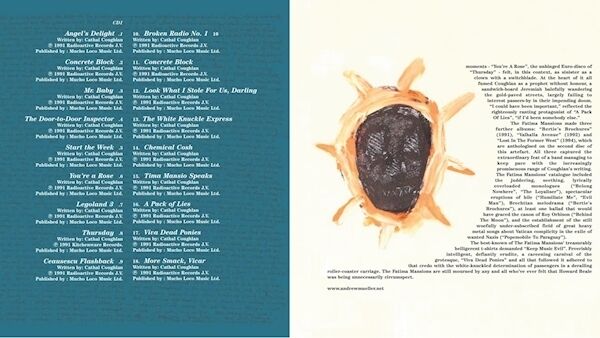 Liner notes and artwork on CD1 of Viva Dead Ponies