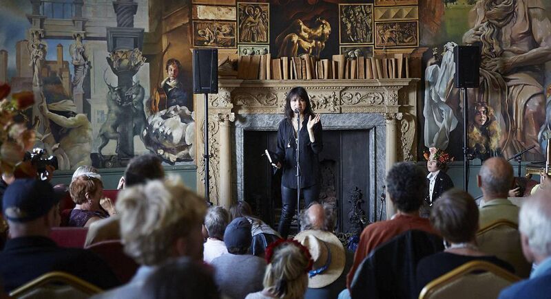 Imelda May during a live poetry performance. Picture: Arnhel De Serra