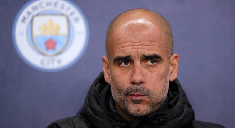 MANCHESTER, ENGLAND - NOVEMBER 26: Pep Guardiola, Manager of Manchester City looks on prior to the UEFA Champions League group C match between Manchester City and Shakhtar Donetsk at Etihad Stadium on November 26, 2019 in Manchester, United Kingdom. (Photo by Laurence Griffiths/Getty Images) MANCHESTER, ENGLAND - NOVEMBER 26: Pep Guardiola, Manager of Manchester City looks on prior to the UEFA Champions League group C match between Manchester City and Shakhtar Donetsk at Etihad Stadium on November 26, 2019 in Manchester, United Kingdom. (Photo by Laurence Griffiths/Getty Images)