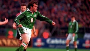 Ray Houghton: ‘It was one of the worst misses of all time. I don’t think I ever missed an easier chance’.	Picture: David Maher