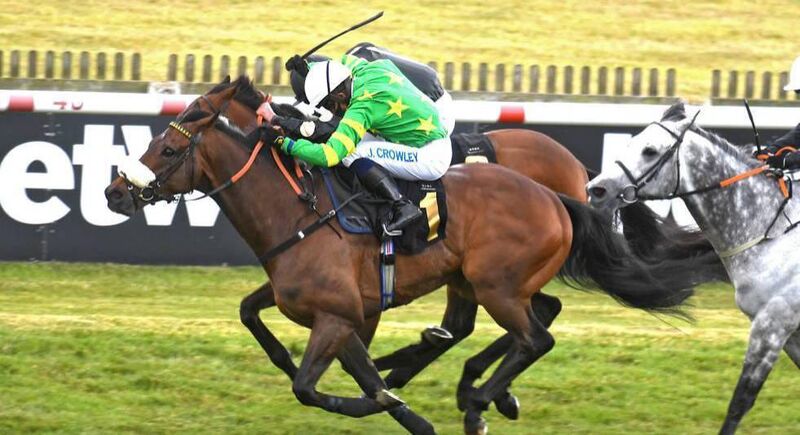Silent Echo ridden by Jim Crowley wins the Read Andrew Balding On Betway Insider Handicap (Div 1)at Newmarket Racecourse. Picture: George Selwyn/PA Wire