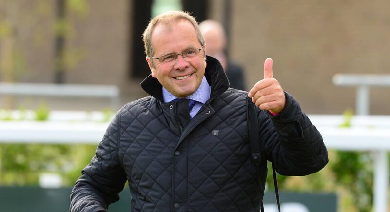 Ger Lyons can enjoy a successful day at the office at Naas. Picture: Healy Racing