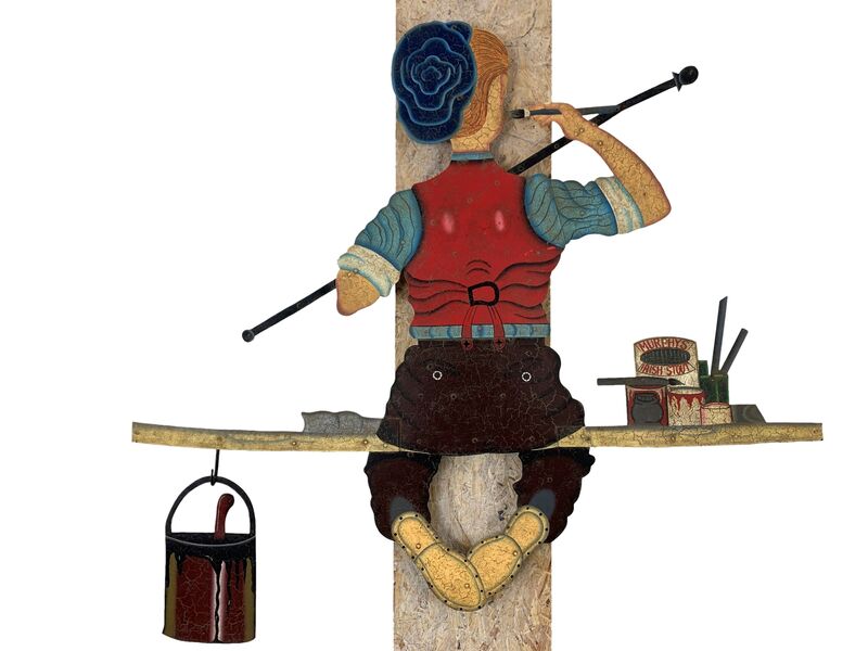 An unusual handpainted Murphy’s Irish Stout hanging sign in the form of a painter at Oliver Mee’s online sale this weekend. An unusual handpainted Murphy’s Irish Stout hanging sign in the form of a painter at Oliver Mee’s online sale this weekend.