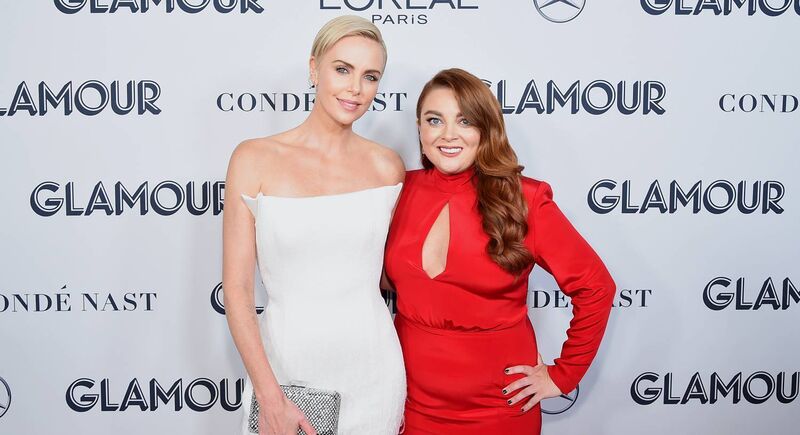 Charlize Theron and Samantha Barry attend the 2019 Glamour Women Of The Year Awards at Alice Tully Hall on November 11, 2019 in New York City. Picture: Jamie McCarthy/Getty Images for Glamour