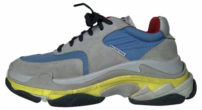 A pair of secondhand Balenciaga trainers can go for a fraction of the price on vestairecollection.com A pair of secondhand Balenciaga trainers can go for a fraction of the price on vestairecollection.com