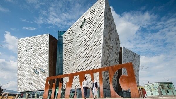 The world’s largest Titanic Visitor experience, Titanic Belfast spreads out over six floors. The world’s largest Titanic Visitor experience, Titanic Belfast spreads out over six floors.