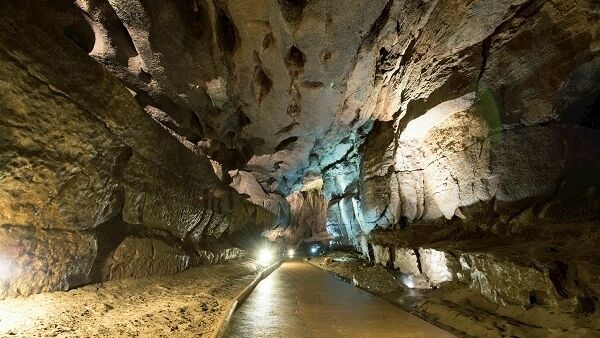 The Marble Arch Caves are home to a stunning show cave in Fermanagh is home to hidden rivers and winding passages. The Marble Arch Caves are home to a stunning show cave in Fermanagh is home to hidden rivers and winding passages.