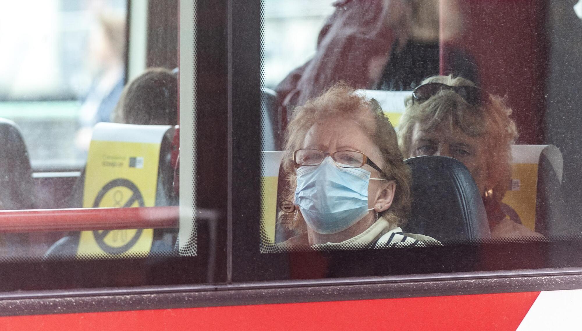 Mandatory face masks on public transport rule in effect from today