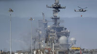 Navy Ship Fire