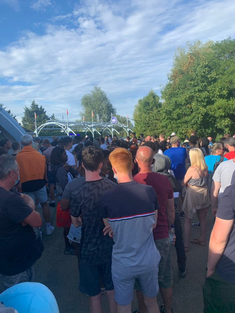 Two arrested on suspicion of attempted murder after Thorpe Park stabbing