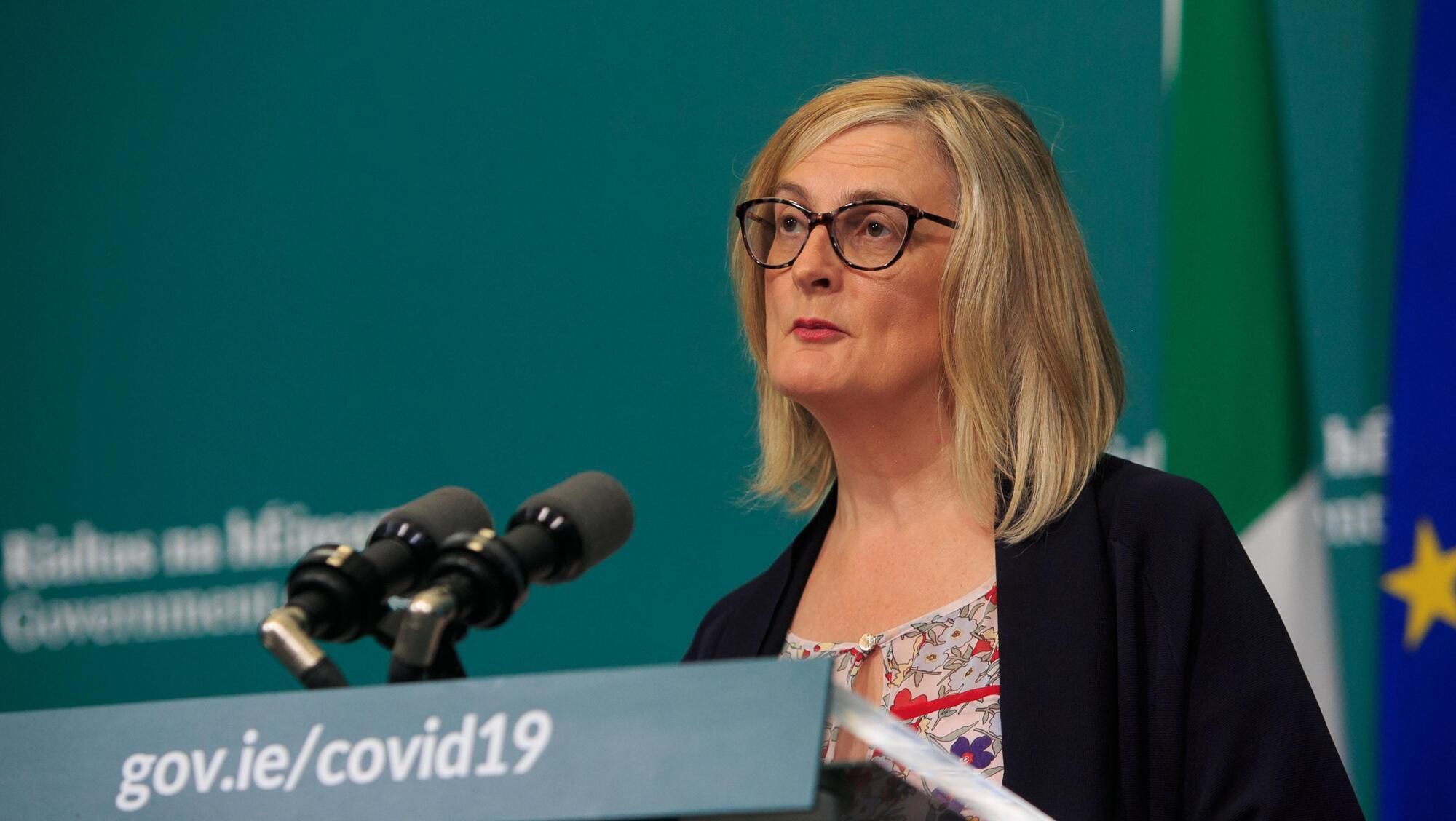 Liz Canavan, Assistant Secretary to the Department of An Taoiseach briefed the media on the Government's latest response to Covid-19 earlier this week. Picture: Gareth Chaney/Collins