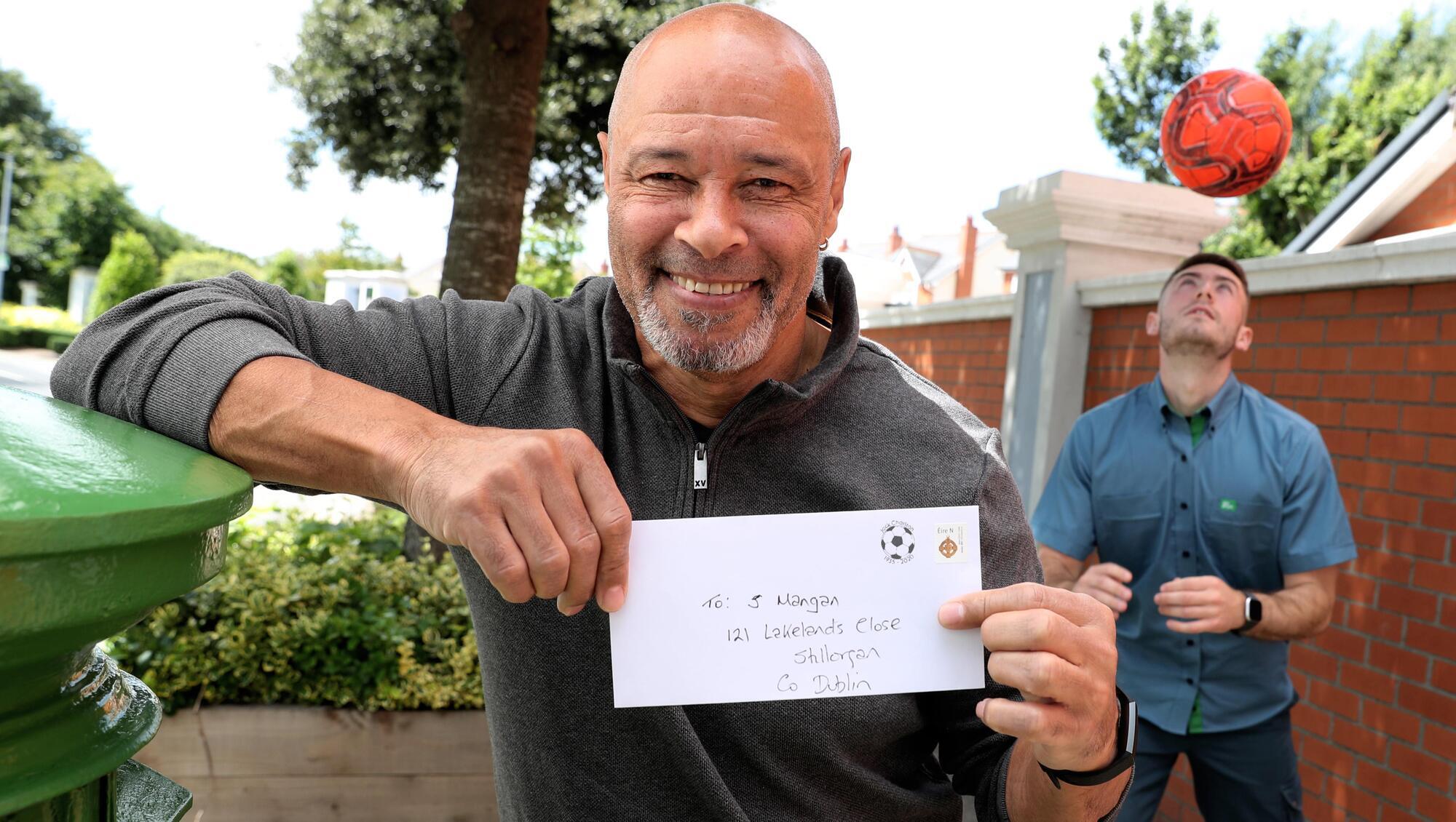 An Post and  Royal Mail team up  to honour Charlton 