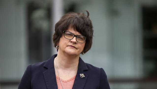 Arlene Foster (pictured) halted her joint press conferences with Michelle O’Neill in the aftermath of the controversy around Ms O'Neill's attendance at the funeral of IRA veteran Bobby Storey on June 30.
