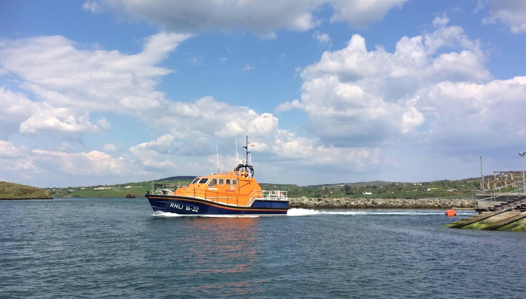 The Courtmacsherry Lifeboat was called out to their rescue. File picture