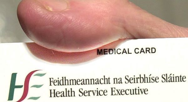 Parents protest outside Crumlin Children's Hospital after medical card removal plans