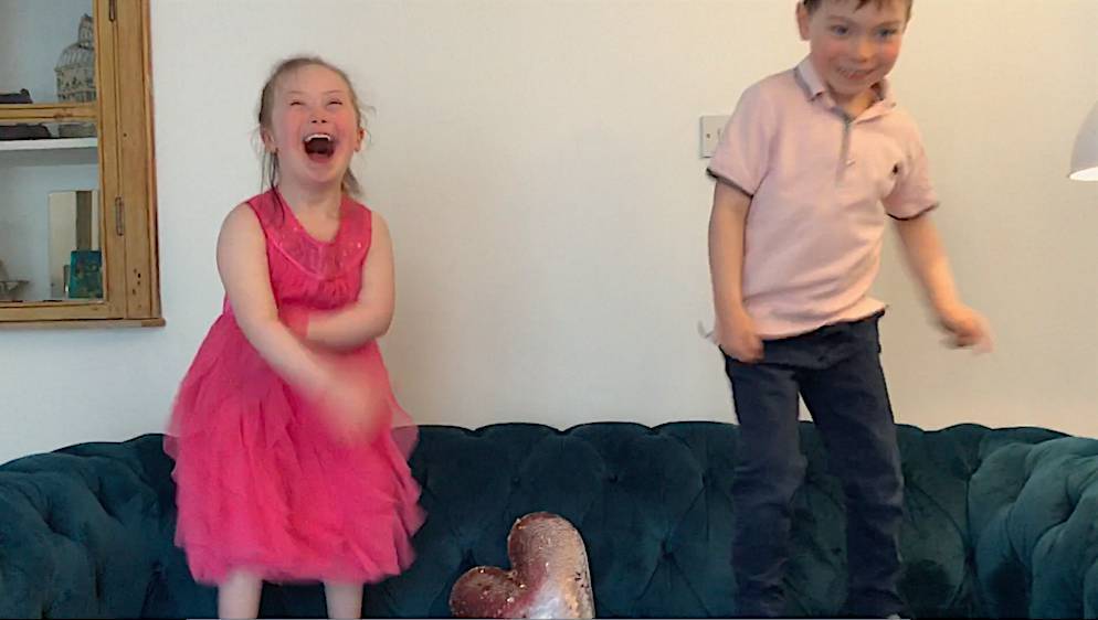 New video showcases children's talent and raises awareness of people with down syndrome's vulnerability to Covid