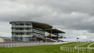 A general view of the racecourse at the Galway Summer Racing Festival at Ballybrit Racecourse in Galway. Picture: Harry Murphy/Sportsfile