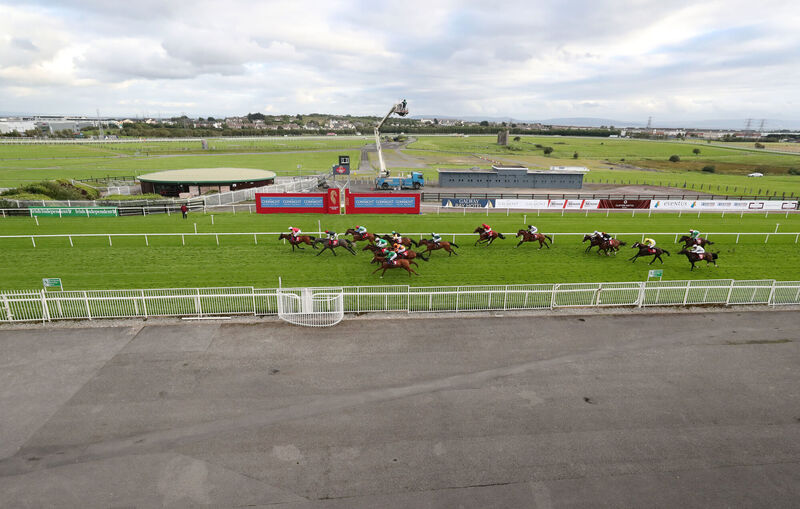 Mt Leinster ridden by Patrick Mullins wins the Monami Construction (Q.R.) Maiden during day one of the 2020 Galway Races Summer Festival at Galway Racecourse. Picture: Niall Carson/PA Wire Mt Leinster ridden by Patrick Mullins wins the Monami Construction (Q.R.) Maiden during day one of the 2020 Galway Races Summer Festival at Galway Racecourse. Picture: Niall Carson/PA Wire