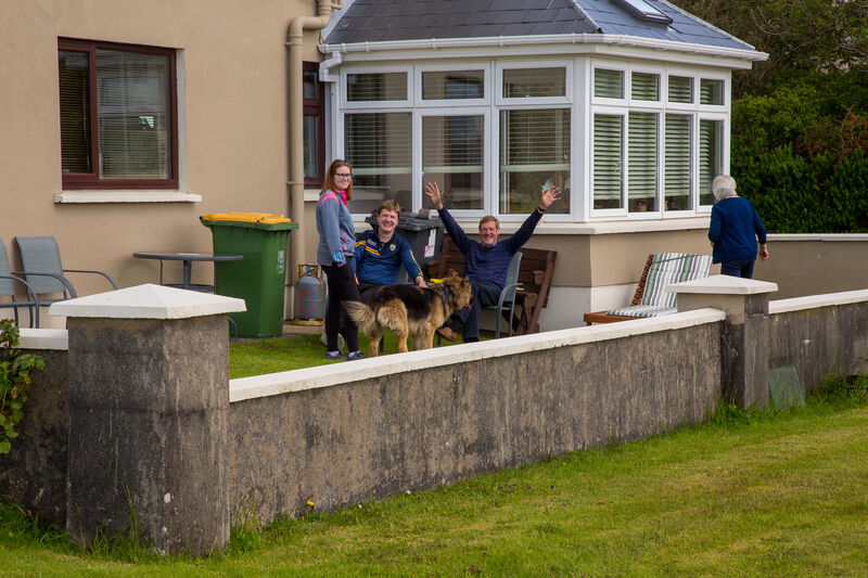 The Falvey residence with a side line view of the Valentia Young Islanders pitch. Picture Alan Landers. The Falvey residence with a side line view of the Valentia Young Islanders pitch. Picture Alan Landers.