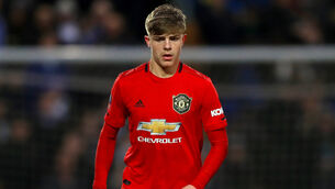 The Academy graduate has made 33 first-team appearances for United.