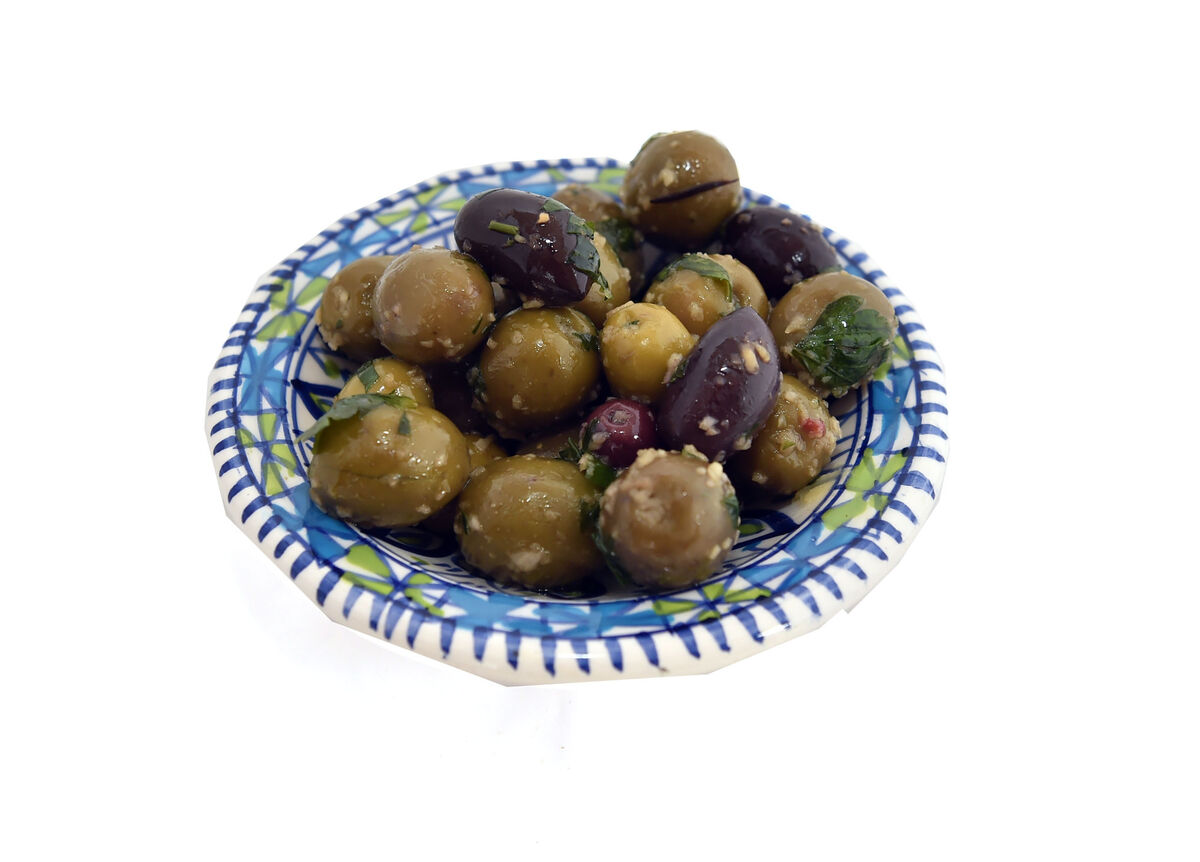 Good olives are a staple of any picnic.Picture: Eddie O'Hare Good olives are a staple of any picnic.Picture: Eddie O'Hare