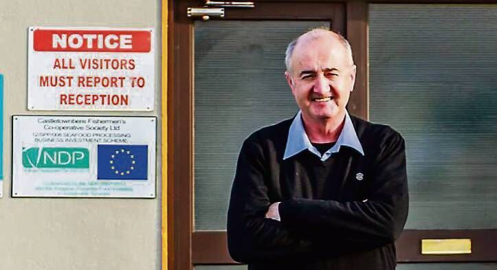 John Nolan, manager of Castletownbere’s Fishermen’s Co-Op. People are panic-buying dried goods and tinned fish, he says.