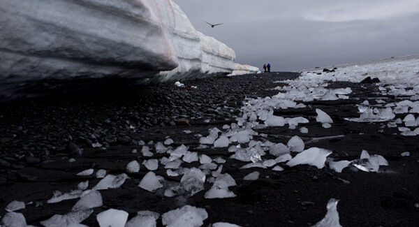 File photo of thawing ice in Antarctica.